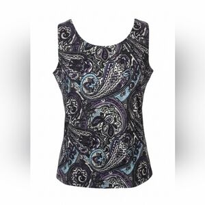 NWOT Chico's Paisley Print Women's Tank Top